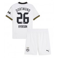 Echipament fotbal Borussia Dortmund Julian Ryerson #26 Tricou Treilea 2024-25 pentru copii maneca scurta (+ Pantaloni scurti)